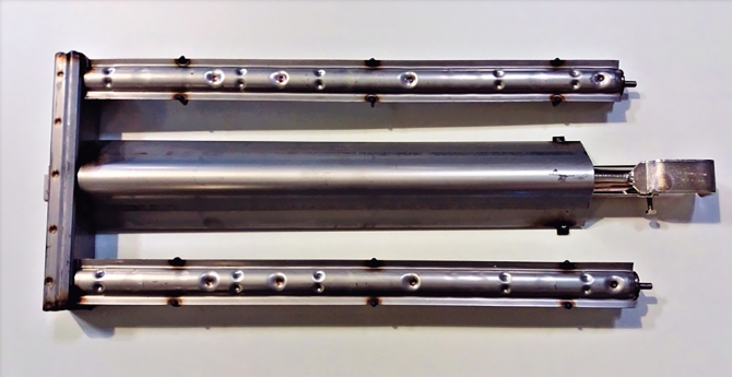 QUEIMADOR ACO INOX P/GRELHADOR 900